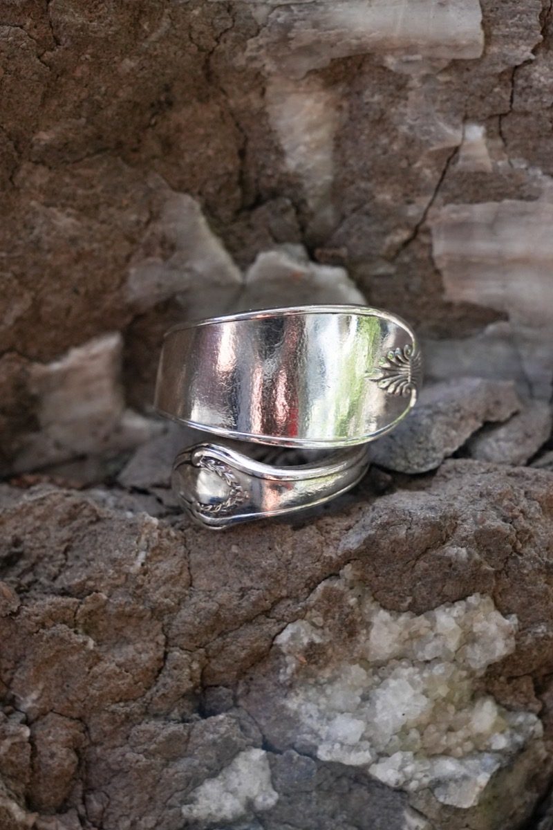 Bague Entortillée Feuille Olivier vue 6