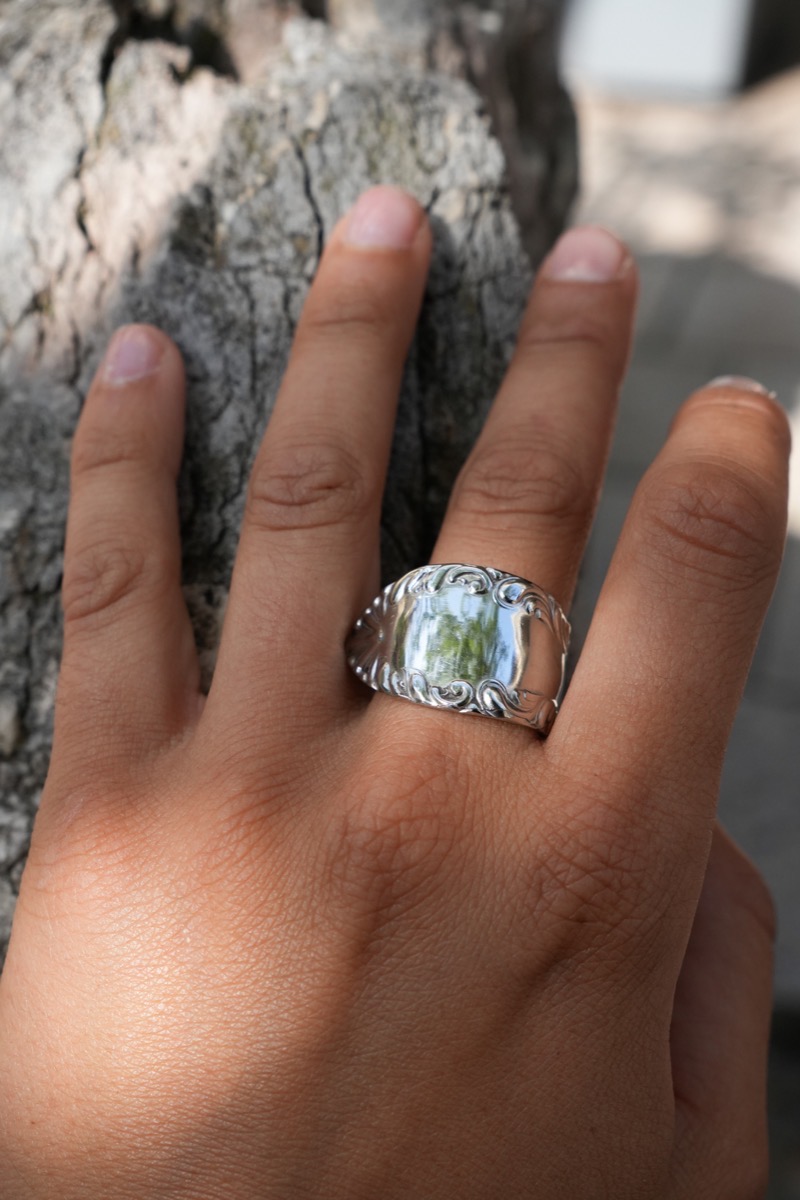 Bague Entourage Volutes vue 3