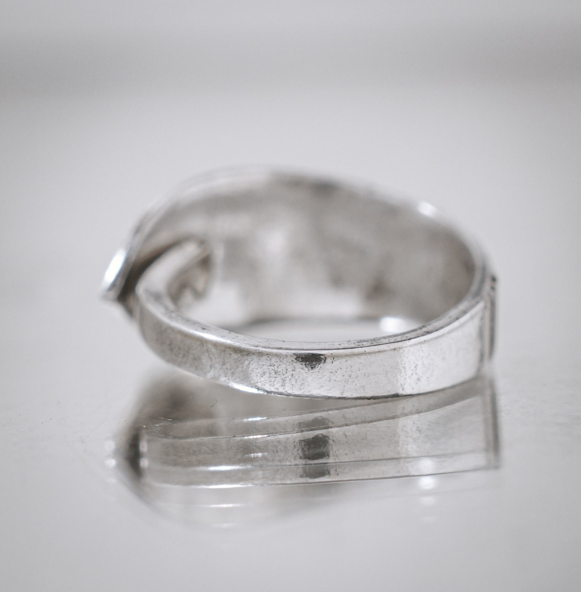 Bague Feuille de Chêne Recyclée vue 3