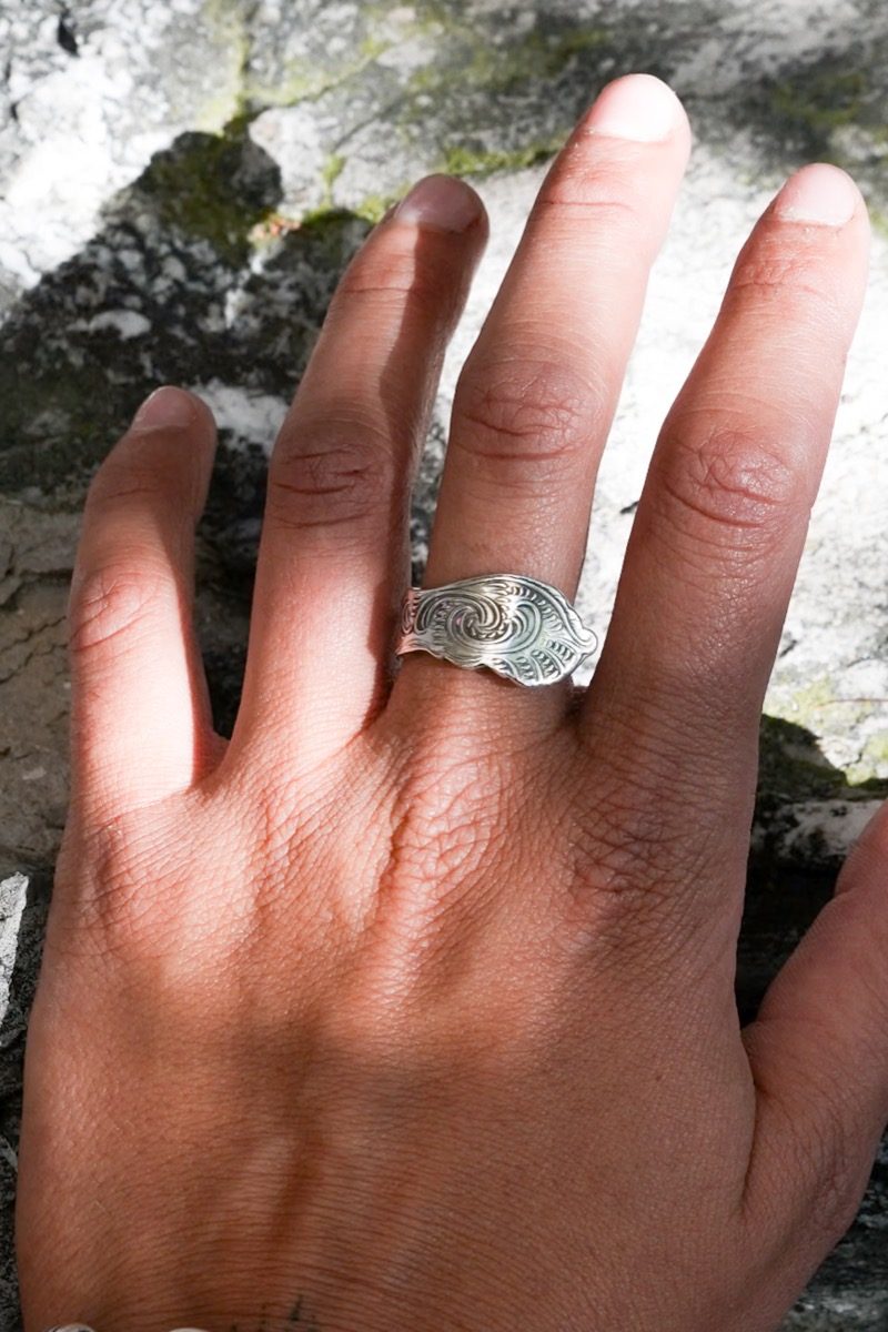 Bague Ondes vue 5