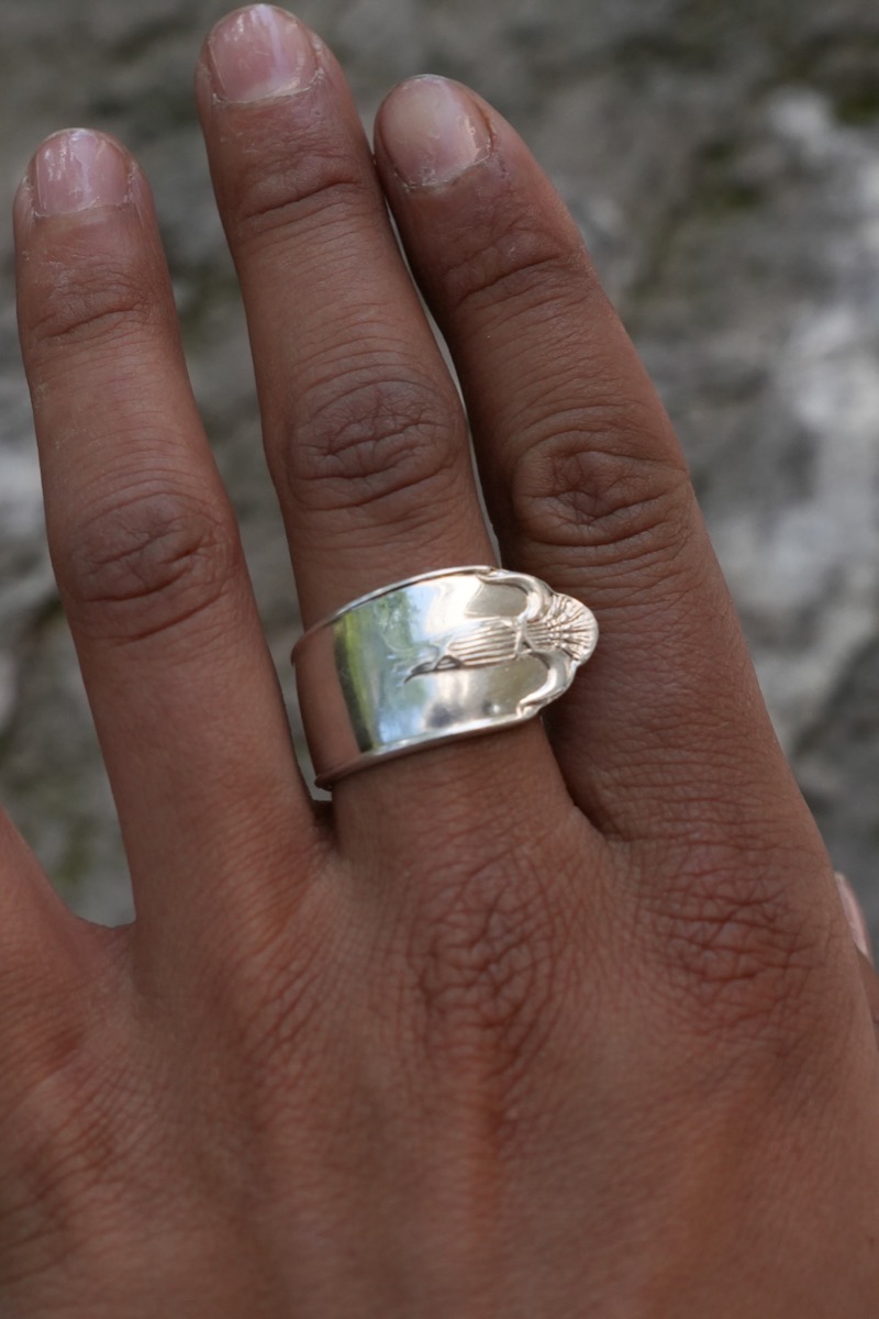 Bague Plume de Paon vue 4