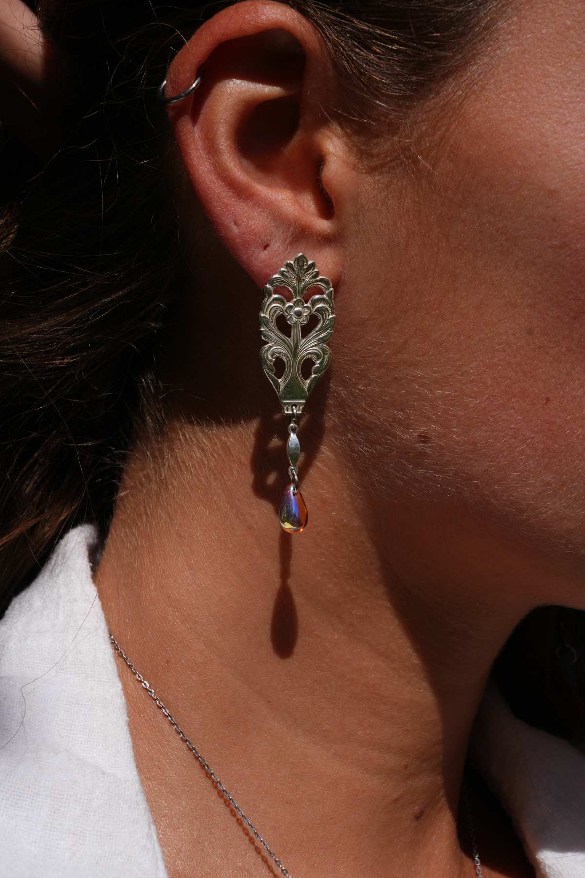 Boucles d'oreilles Fleur d'Acanthe vue 4