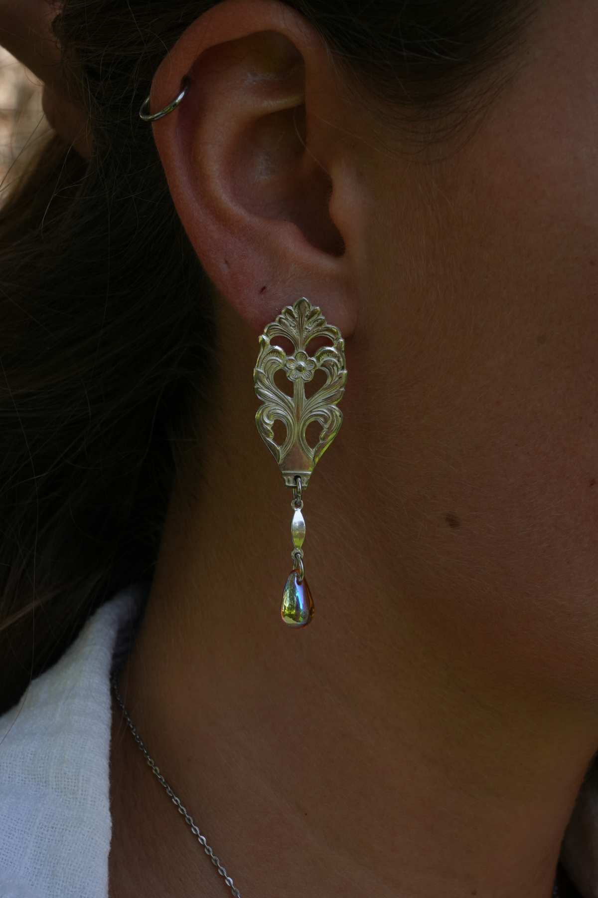 Boucles d'oreilles Fleur d'Acanthe vue 6