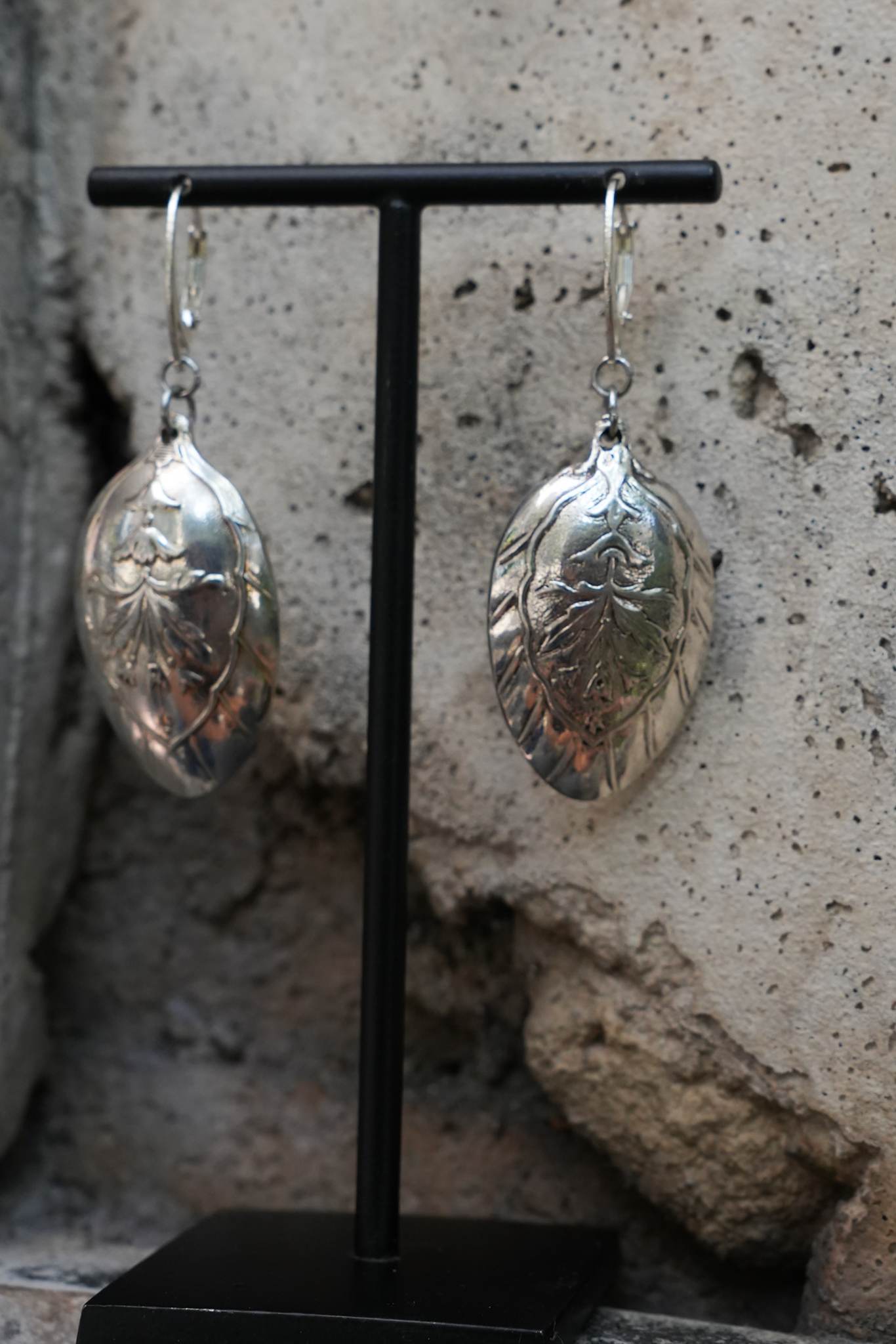 Boucles Feuilles Argent vue 5
