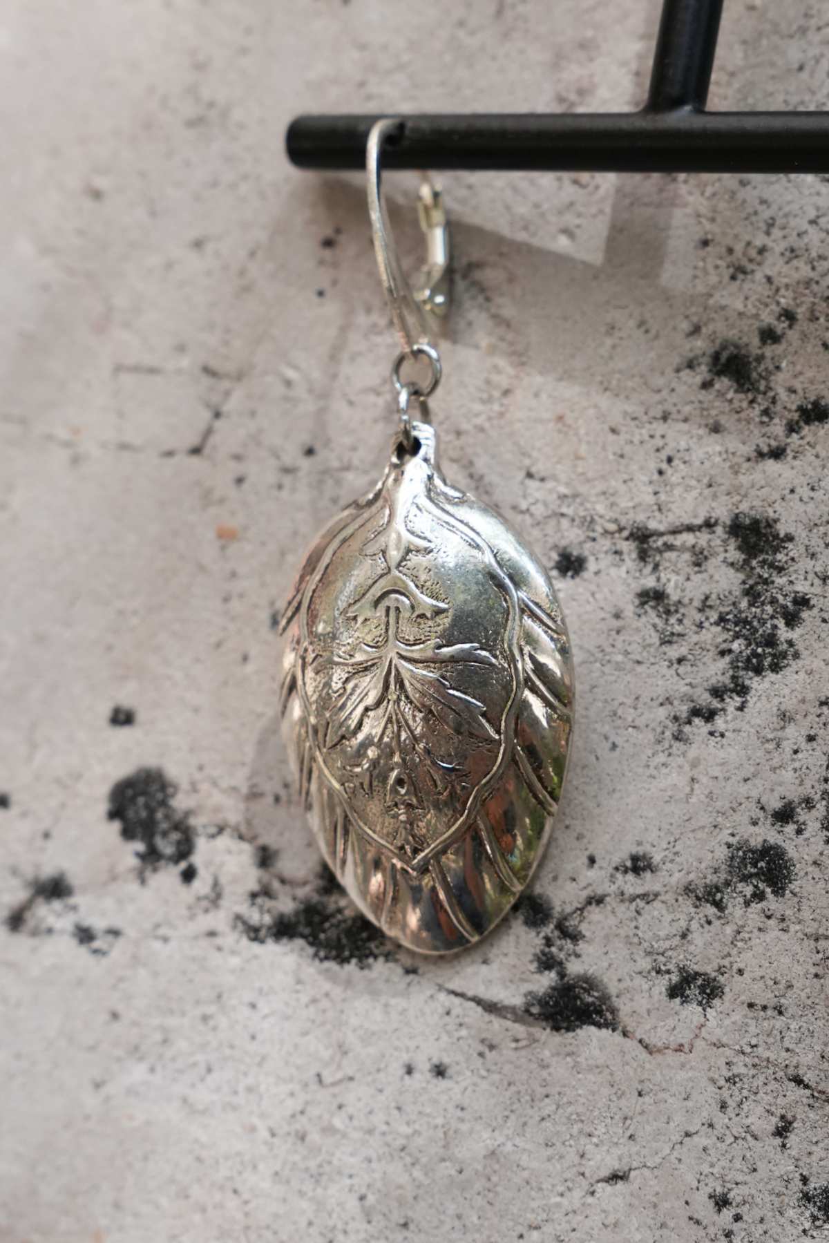 Boucles Feuilles Argent vue 7