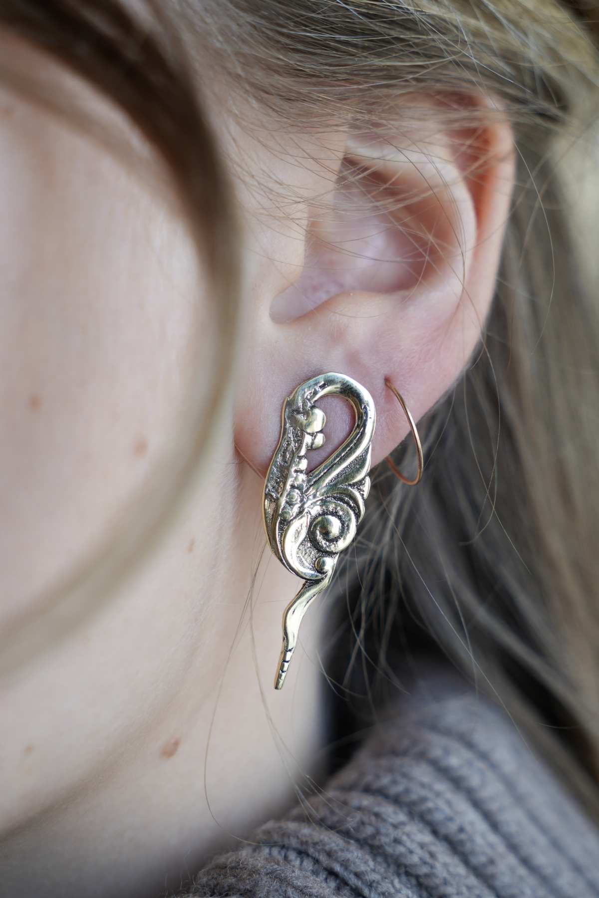 Boucles Organique Laiton vue 4